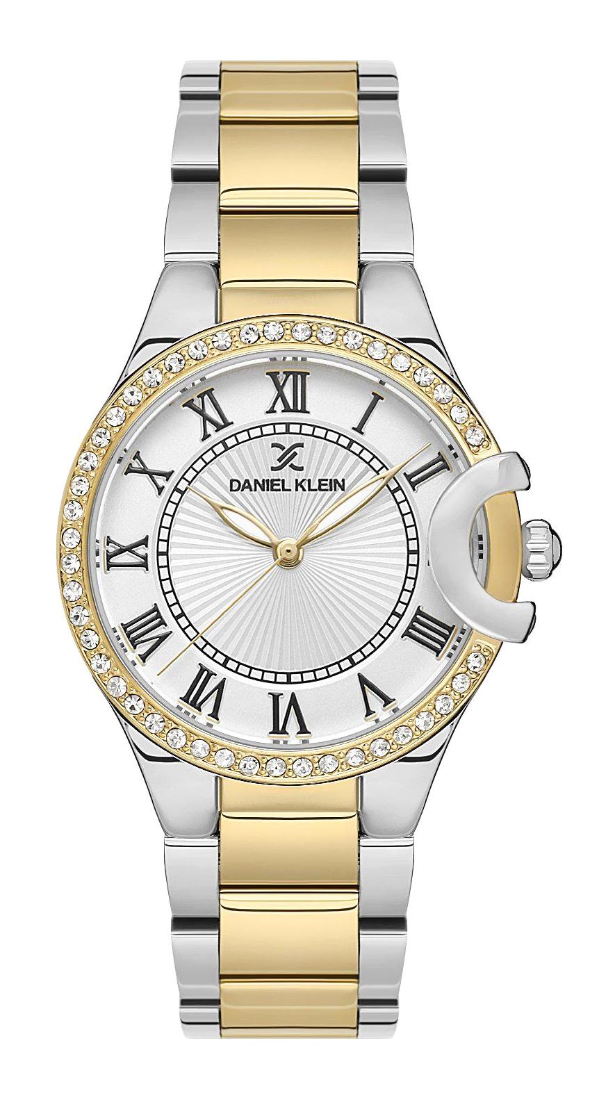 Daniel Klein DK.1.13603-3 33 mm Altın-Gri Çelik Kordon Analog Kadın Kol Saati