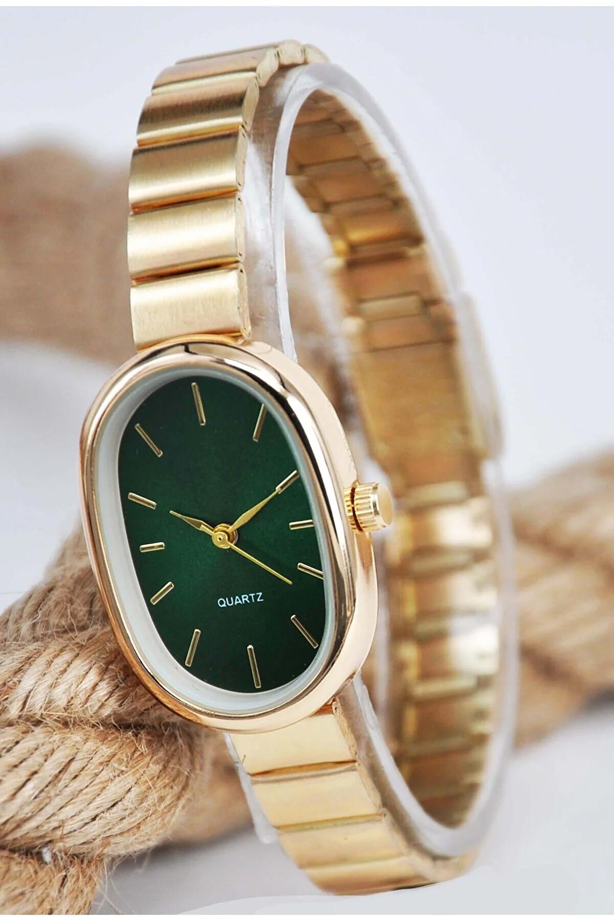Storeay STA-150 20 mm Altın Metal Kordon Analog Kadın Kol Saati