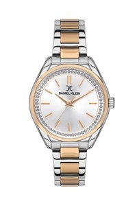 Daniel Klein DK.1.13483-5 34 mm Gri-Rose Gold Metal Kordon Analog Kadın Kol Saati