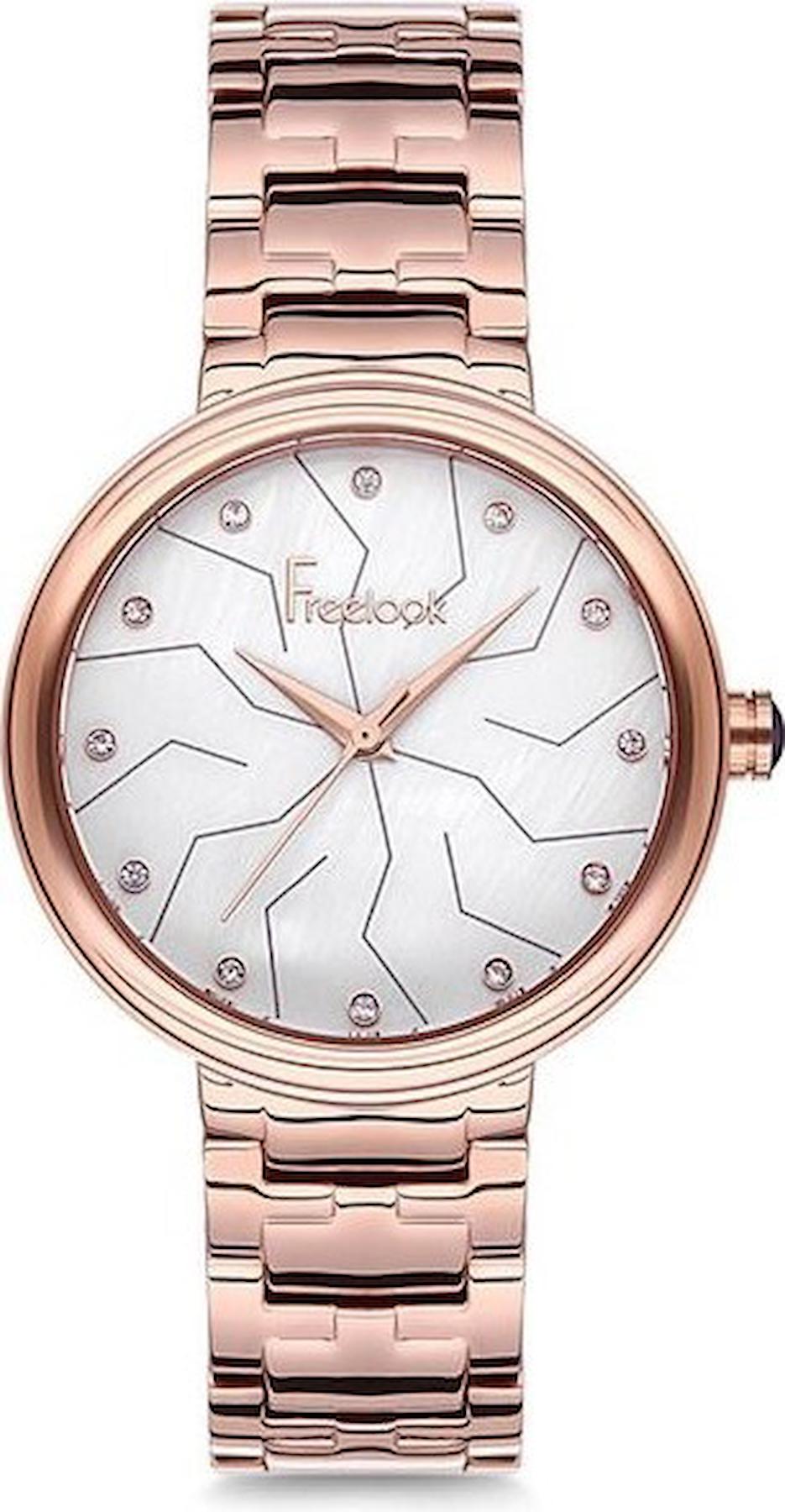 Freelook 35 mm Rose Gold Çelik Kordon Analog Kadın Kol Saati