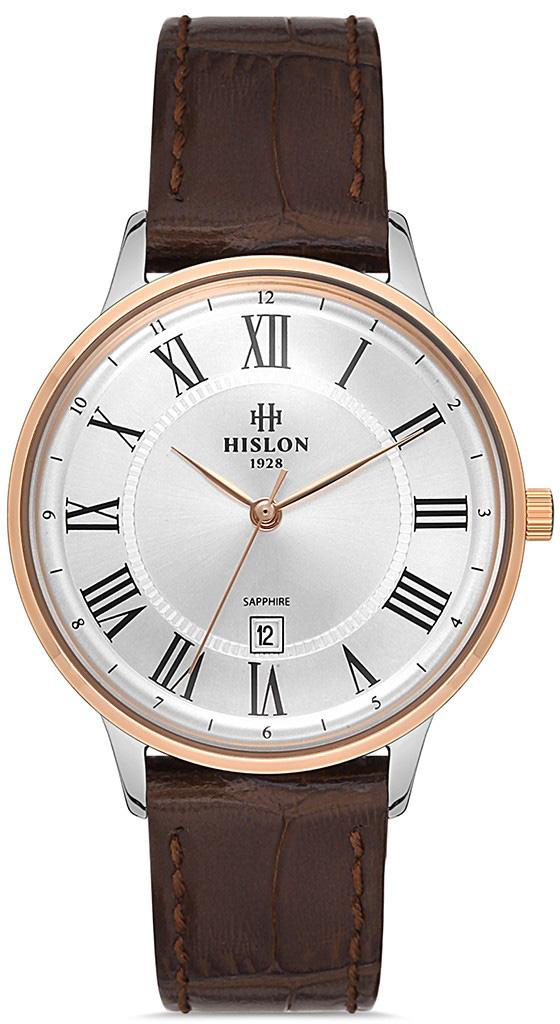 Hislon QL123T-02KR 34 mm Kahverengi Deri Kordon Analog Kadın Kol Saati