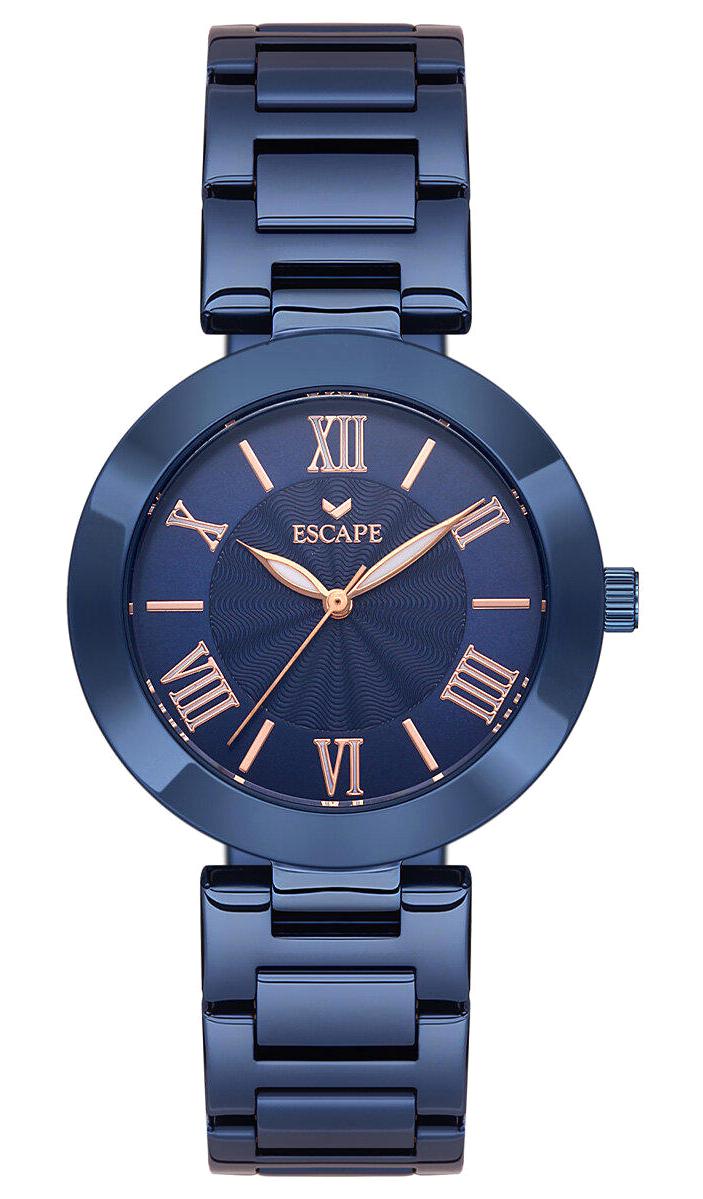 Escape ESCP202501 36 mm Lacivert Çelik Kordon Analog Kadın Kol Saati