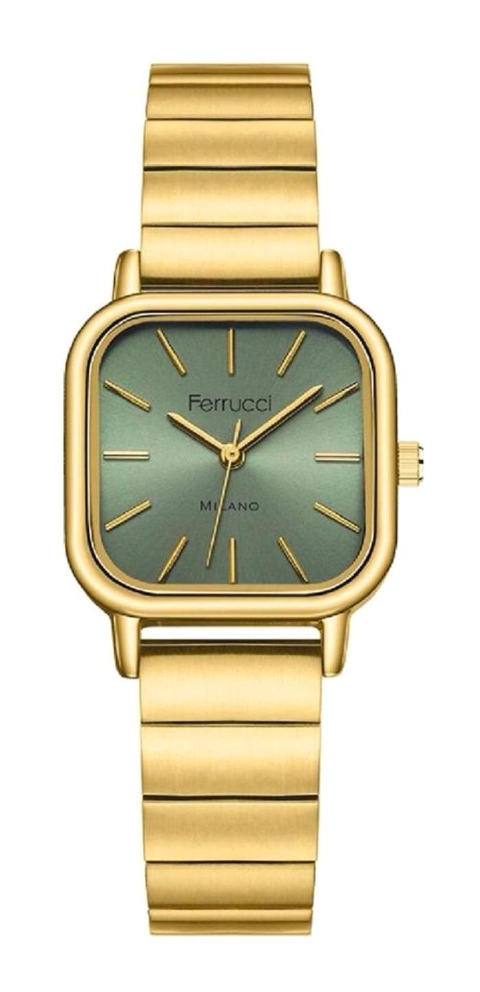 Ferrucci FRC.FT.1.291 30 mm Altın Çelik Kordon Analog Kadın Kol Saati