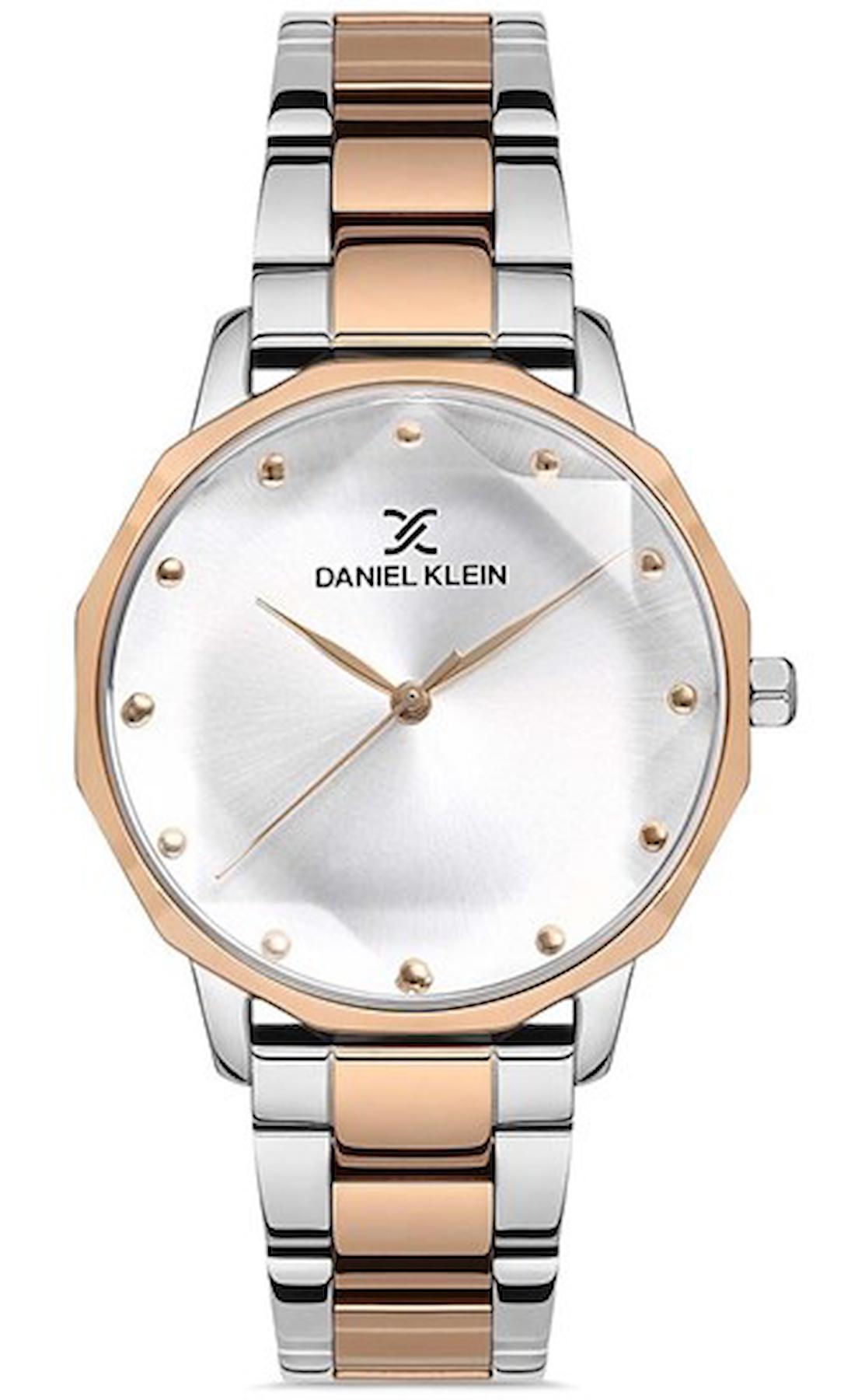 Daniel Klein EDK.1.10034.5 34 mm Gri-Rose Gold Çelik Kordon Analog Kadın Kol Saati