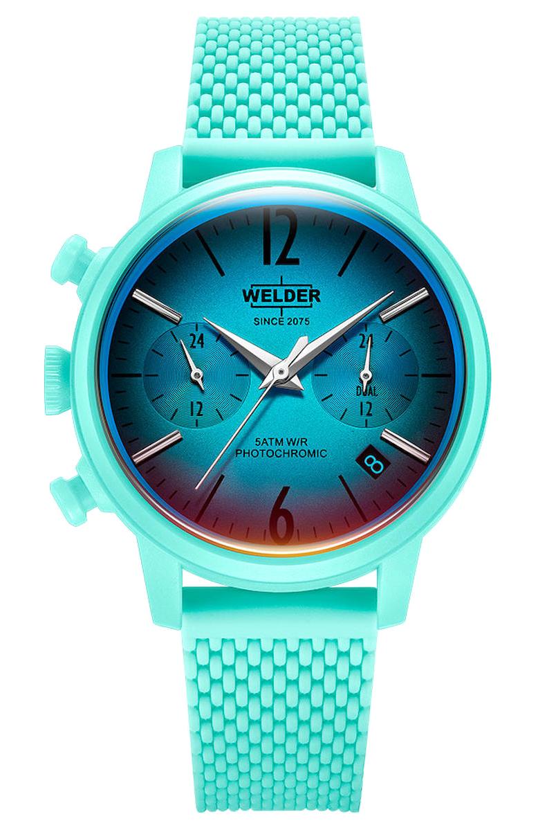 Welder Watch WWRP607 Takvimli 38 mm Mavi Silikon Kordon Analog Kadın Kol Saati
