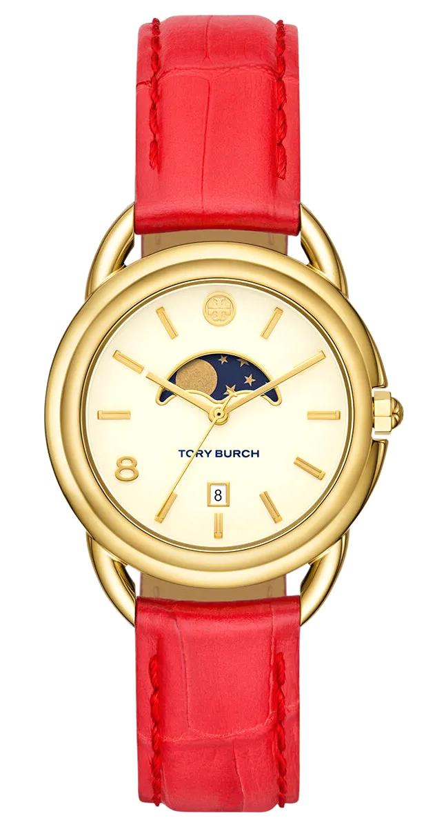 Tory Burch TBW7228 34 mm Kırmızı Deri Kordon Analog Kadın Kol Saati