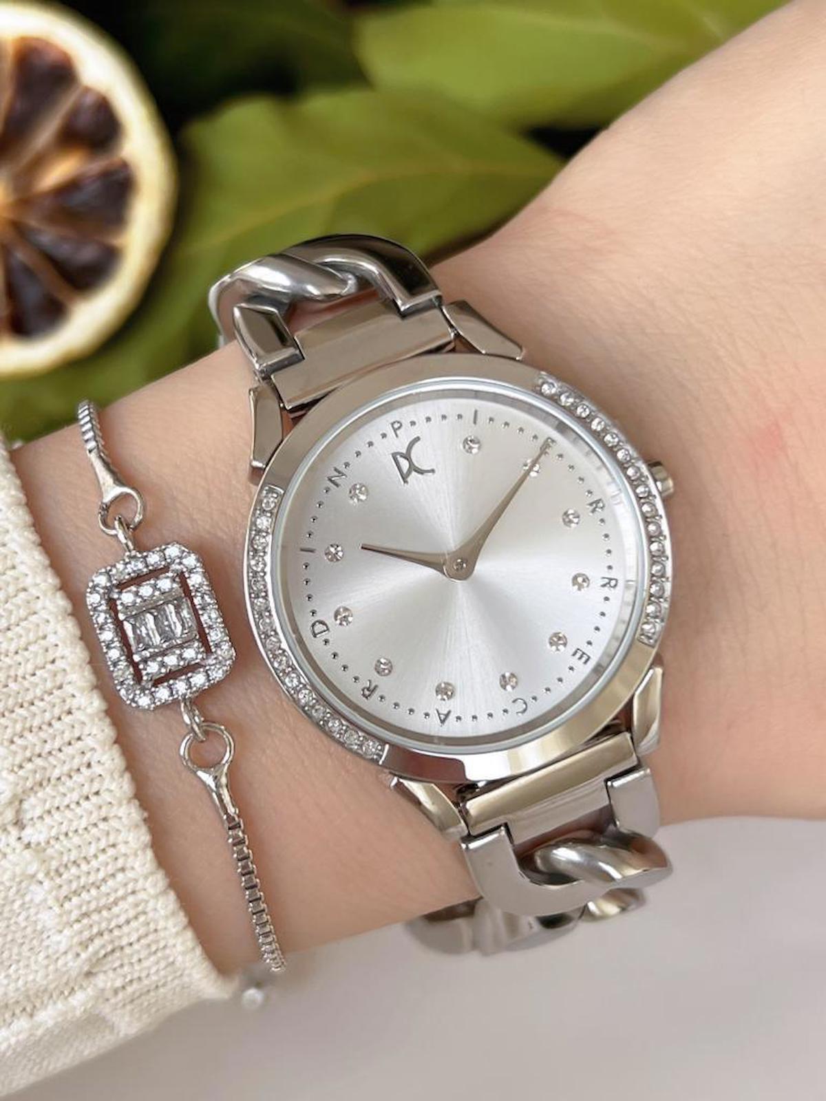 Pierre Cardin CPI.2571.G 31-35 mm Gri Çelik Kordon Analog Kadın Kol Saati