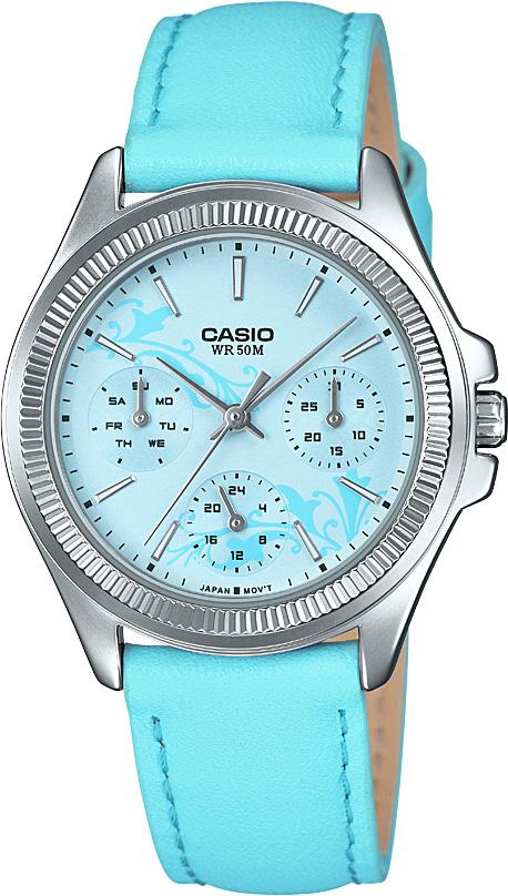 Casio LTP-2088L-2AVDF 30 mm Mavi Deri Kordon Analog Kadın Kol Saati