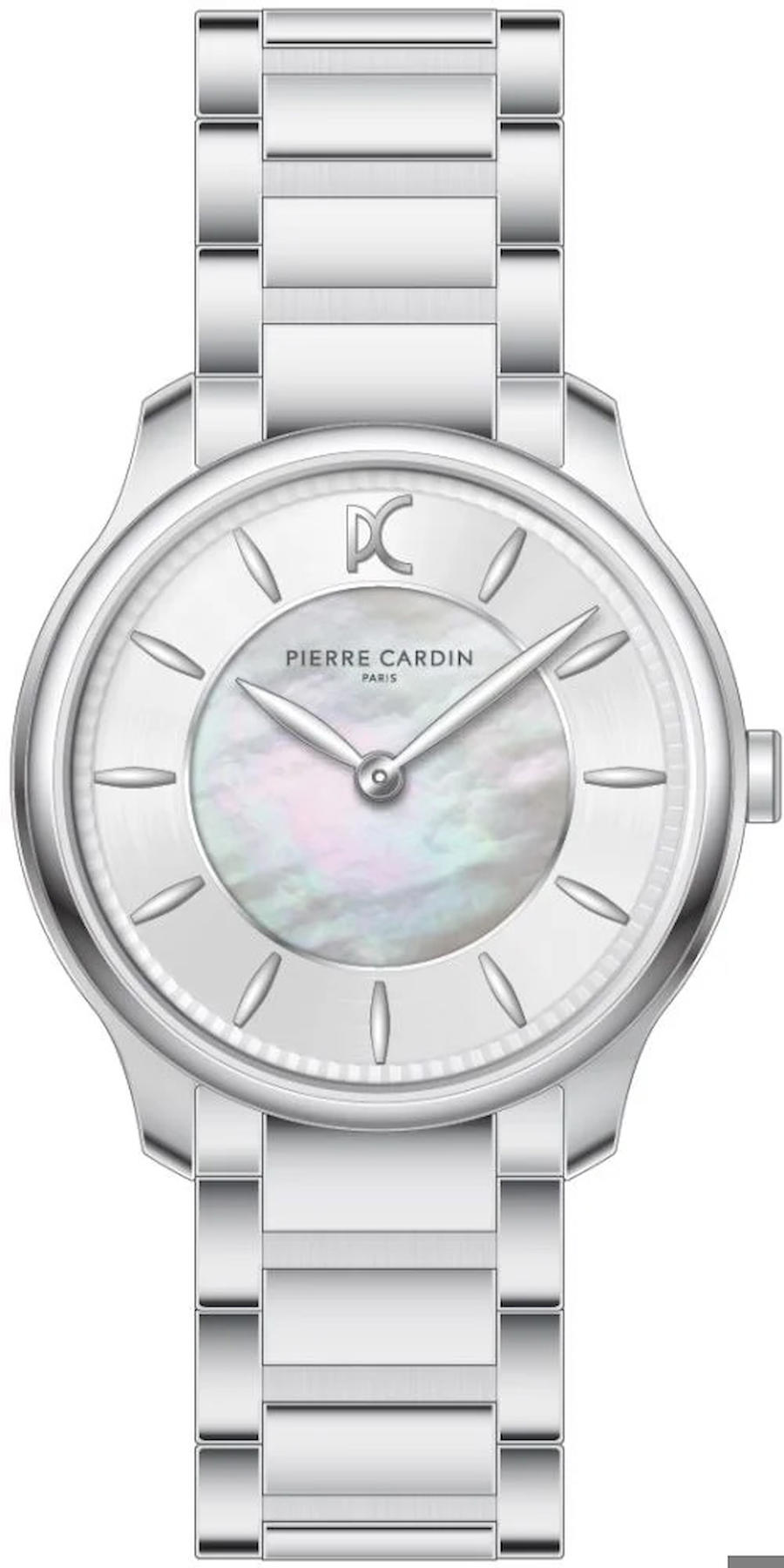 Pierre Cardin PCCRV.0005 32 mm Gri Çelik Kordon Analog Kadın Kol Saati