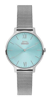 Slazenger SL.09.1823.2.06 34 mm Gri Hasır Kordon Analog Kadın Kol Saati