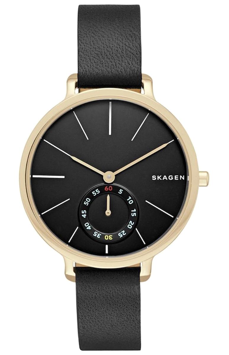 Skagen SKW2354 34 mm Siyah Deri Kordon Analog Kadın Kol Saati