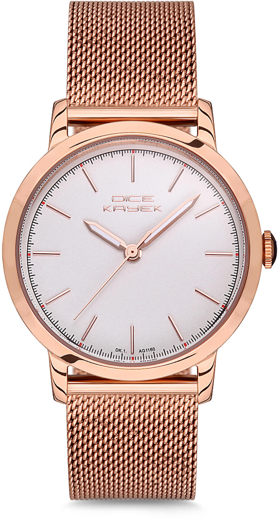 Dice Kayek DK.1.AG1160.06 36 mm Rose Gold Metal Kordon Analog Kadın Kol Saati