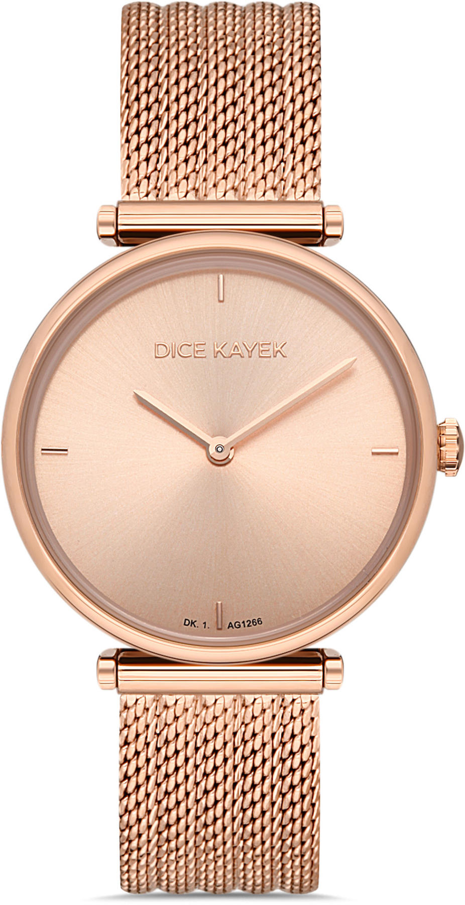 Dice Kayek DK.1.AG1266.03 36 mm Rose Gold Metal Kordon Analog Kadın Kol Saati
