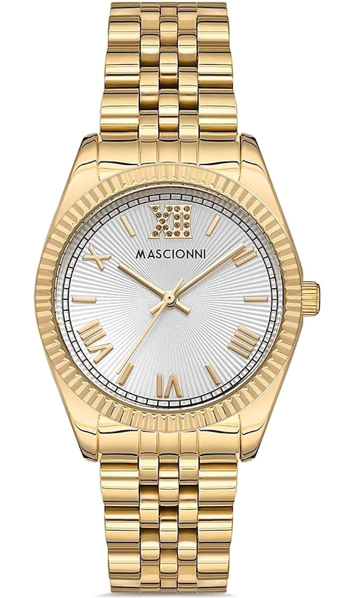 Mascionni M.1.1976A.05 38 mm Altın Çelik Kordon Analog Kadın Kol Saati