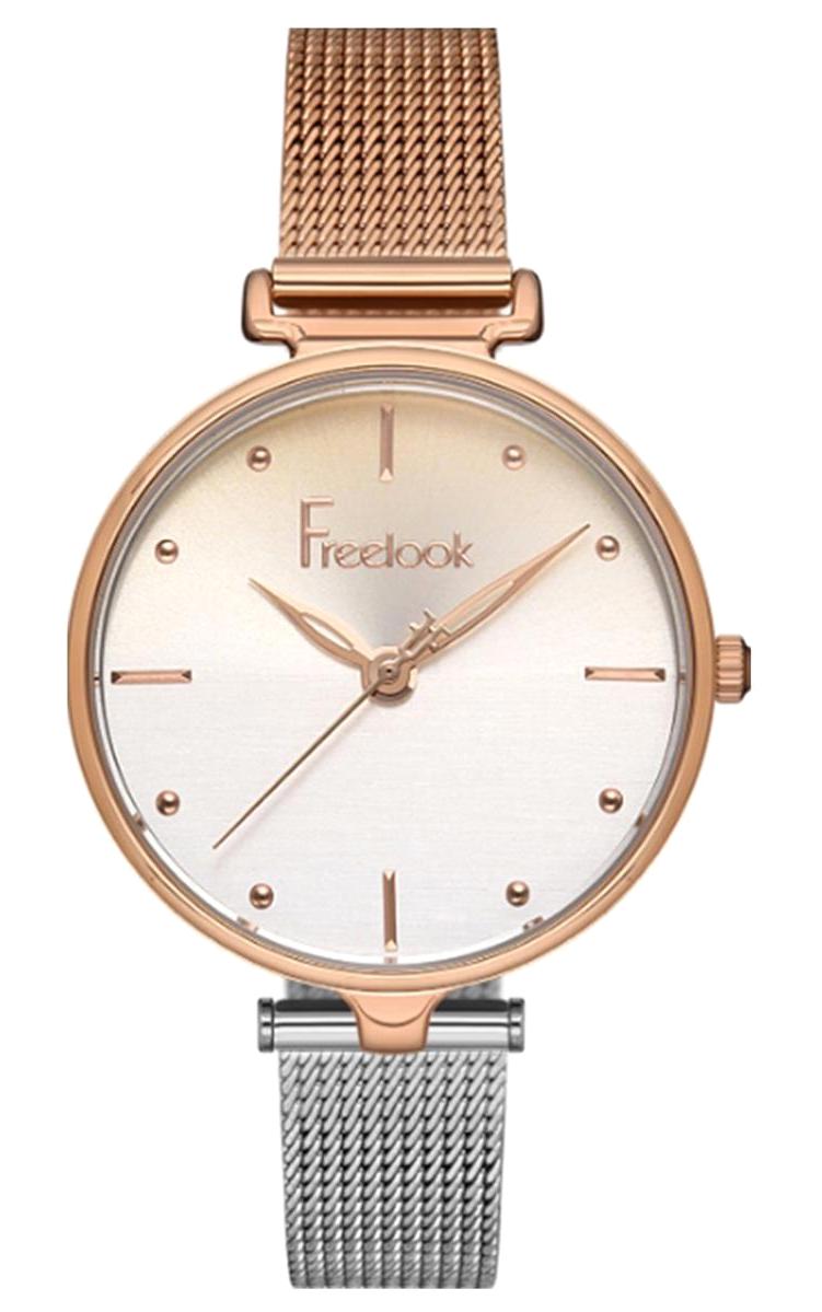 Freelook FL.1.10256.4 36 mm Altın-Gri Metal Kordon Analog Kadın Kol Saati