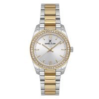 Daniel Klein DK.1.13767.6 35 mm Altın-Gri Çelik Kordon Analog Kadın Kol Saati