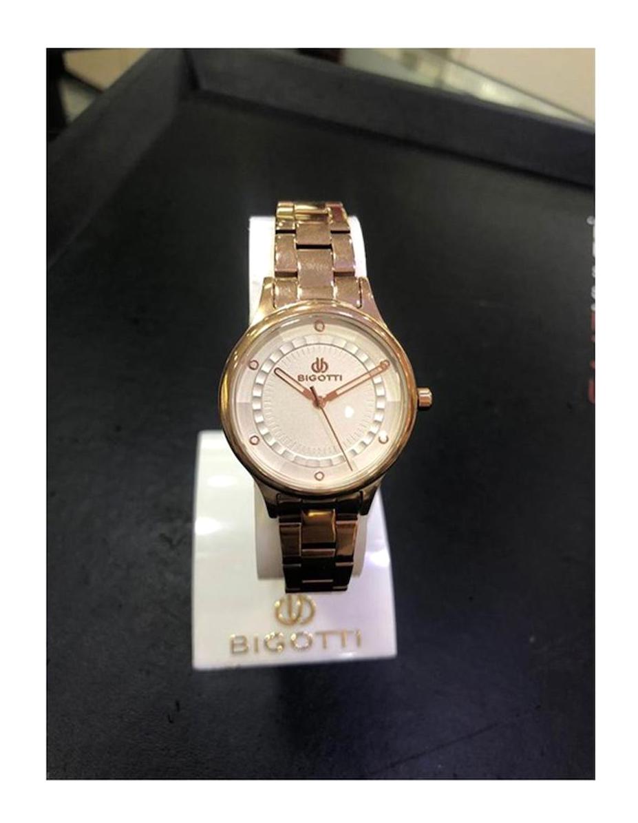 Bigotti BGT0160-2 36 mm Altın Çelik Kordon Analog Kadın Kol Saati
