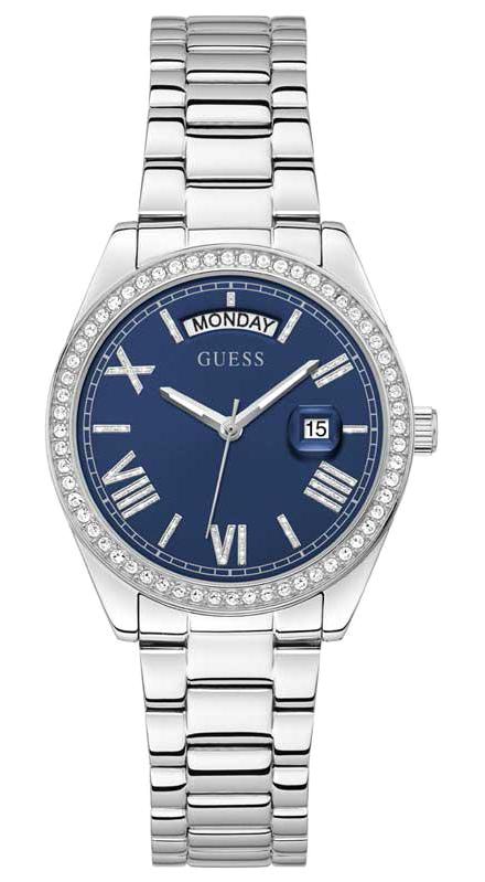 Guess GUGW0307L1 Takvimli 38 mm Gri Metal Kordon Analog Kadın Kol Saati