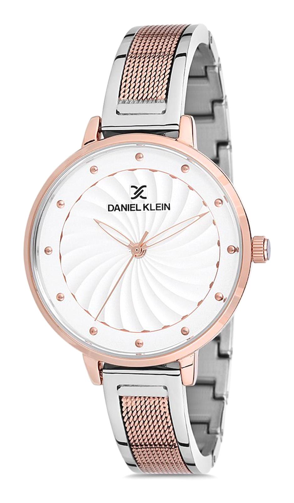 Daniel Klein DK012155P-05 35 mm Gri-Rose Gold Çelik Kordon Analog Kadın Kol Saati