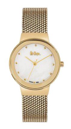 Lee Cooper LC06472.120 40 mm Altın Çelik Kordon Analog Kadın Kol Saati