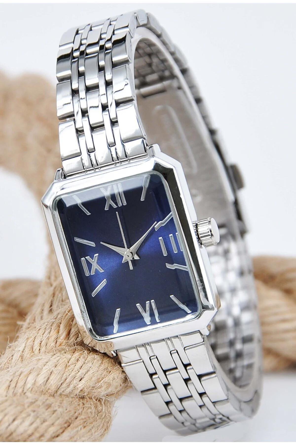 Storeay STA-071 20-25 mm Altın-Gri Metal Kordon Analog Unisex Kol Saati