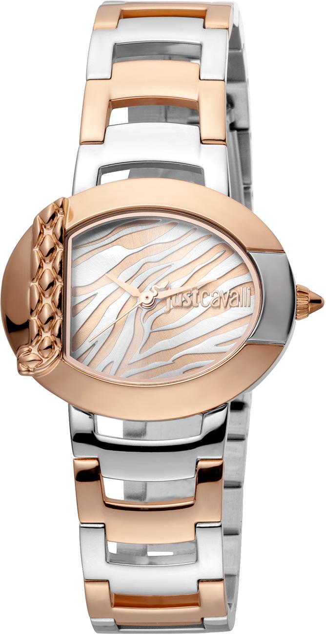 Just Cavalli JC1L109M0085 33 mm Gri-Rose Gold Çelik Kordon Analog Kadın Kol Saati