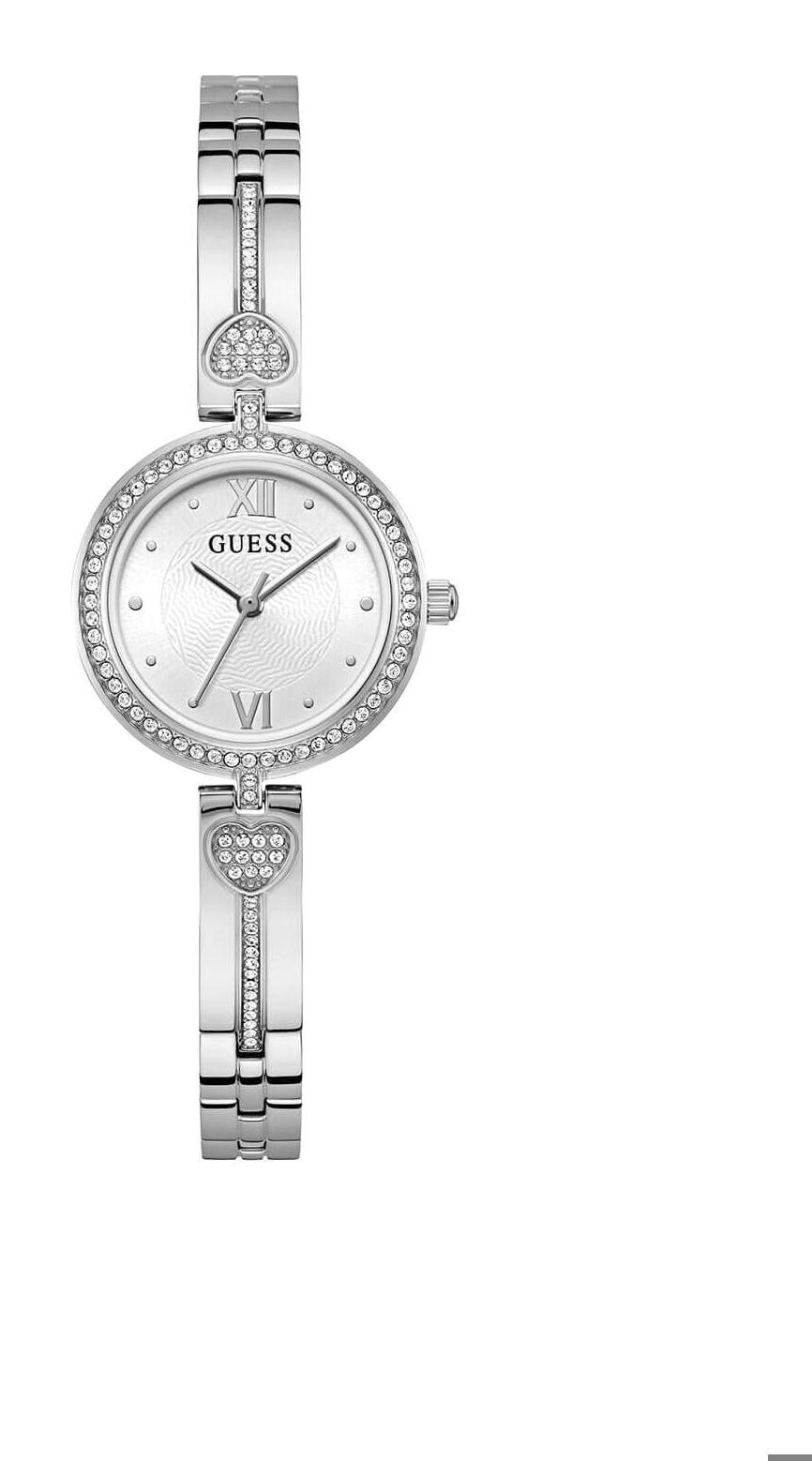 Guess GUGW0655L1 27 mm Gri Çelik Kordon Analog Kadın Kol Saati
