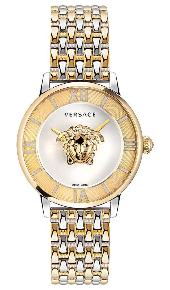 Versace VRSCVE2R00222 38 mm Altın Çelik Kordon Analog Kadın Kol Saati