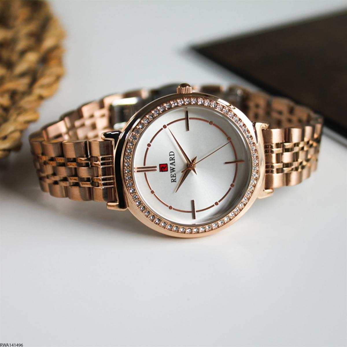 Reward RWA141496 34 mm Rose Gold Çelik Kordon Analog Kadın Kol Saati