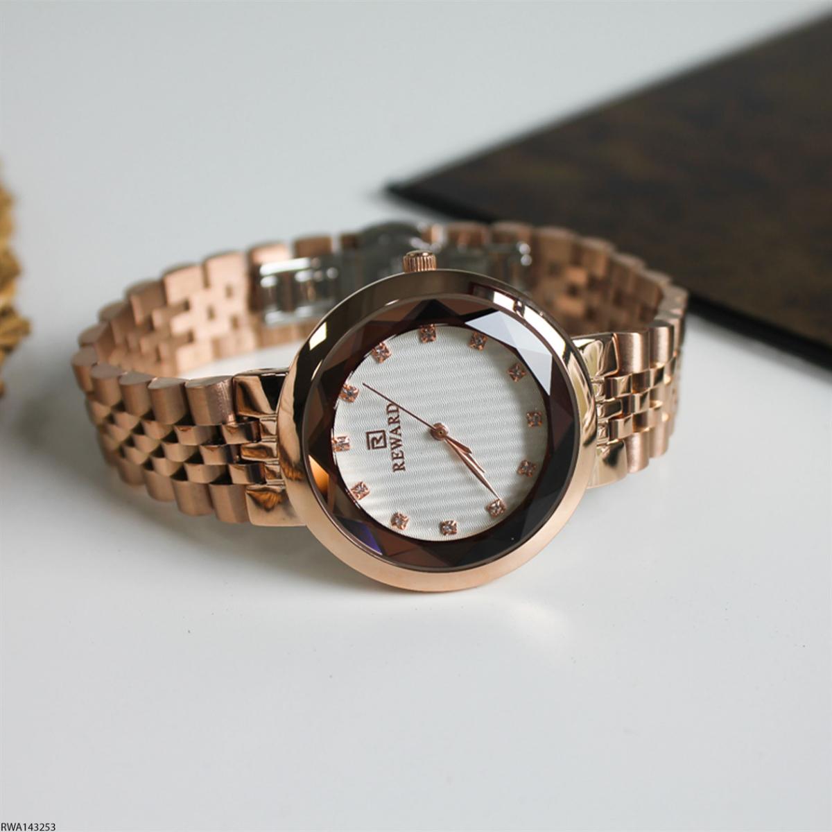 Reward RWA143253 35 mm Rose Gold Çelik Kordon Analog Kadın Kol Saati