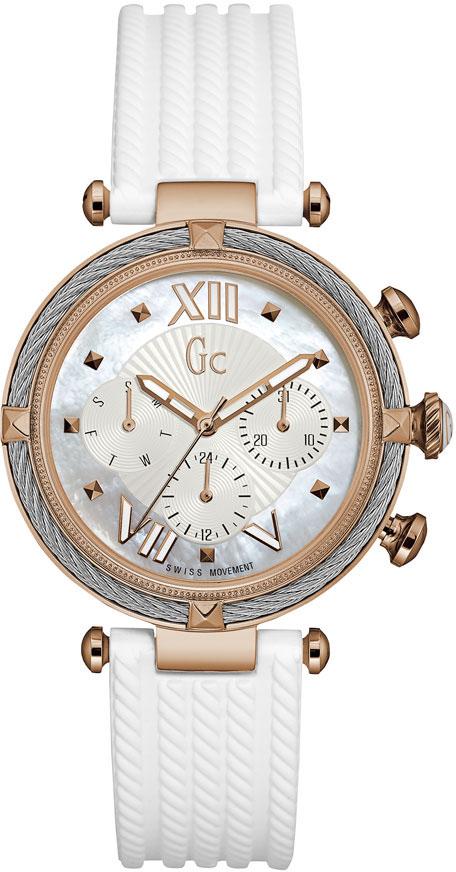 Guess GCY16004L1MF Takvimli 38 mm Gri Silikon Kordon Analog Kadın Kol Saati