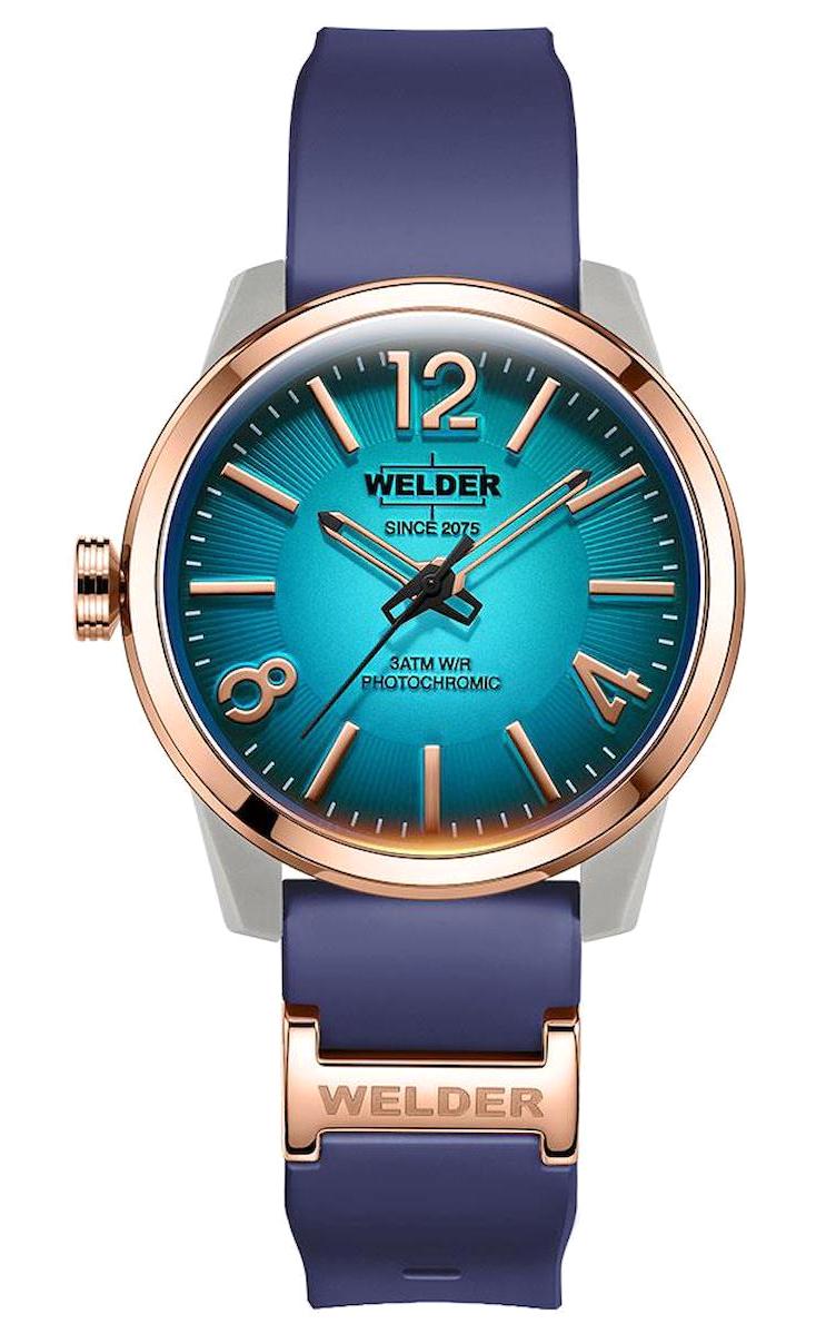 Welder Watch WWRL2009 42 mm Mavi Silikon Kordon Analog Kadın Kol Saati