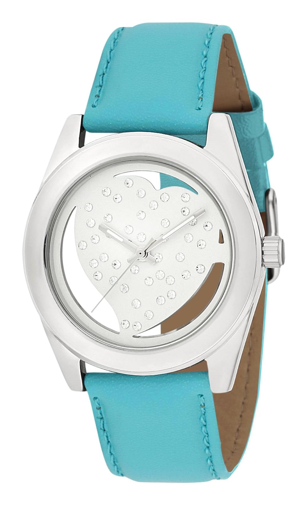 Ferrucci 8FK543 39 mm Mavi Deri Kordon Analog Kadın Kol Saati