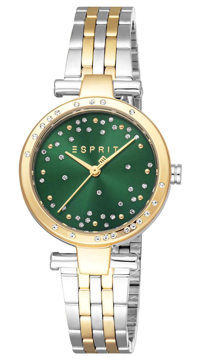 Esprit ES1L426M0075 30 mm Altın-Gri Çelik Kordon Analog Kadın Kol Saati