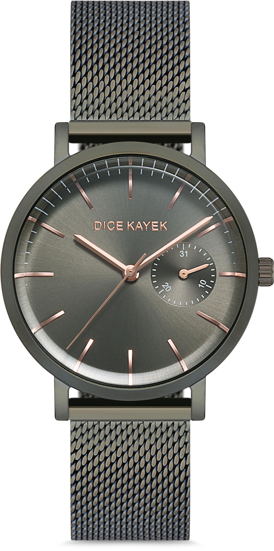 Dice Kayek DK.1.AG1238.09 35 mm Antrasit Metal Kordon Analog Kadın Kol Saati