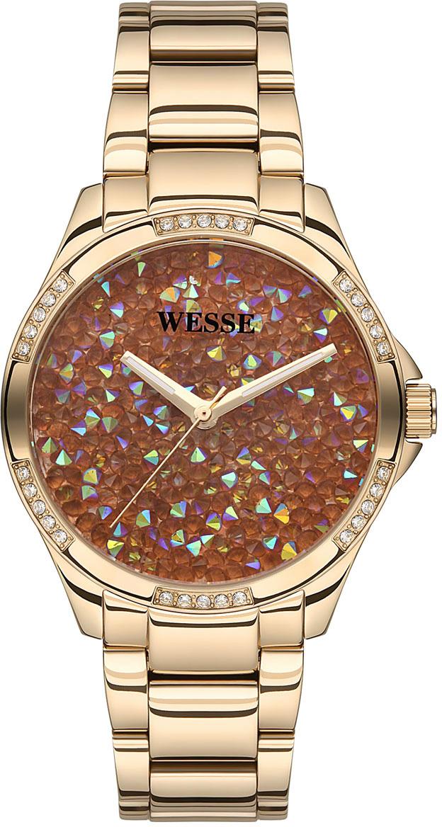 Wesse WWL1036-04 36 mm Altın Çelik Kordon Analog Kadın Kol Saati