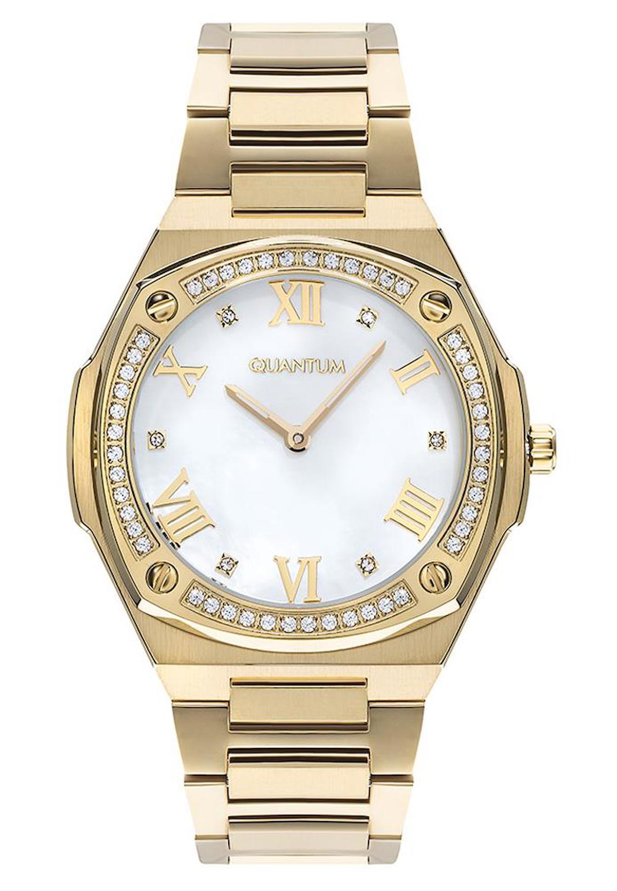 Quantum IML1050.120 41 mm Altın Çelik Kordon Analog Kadın Kol Saati