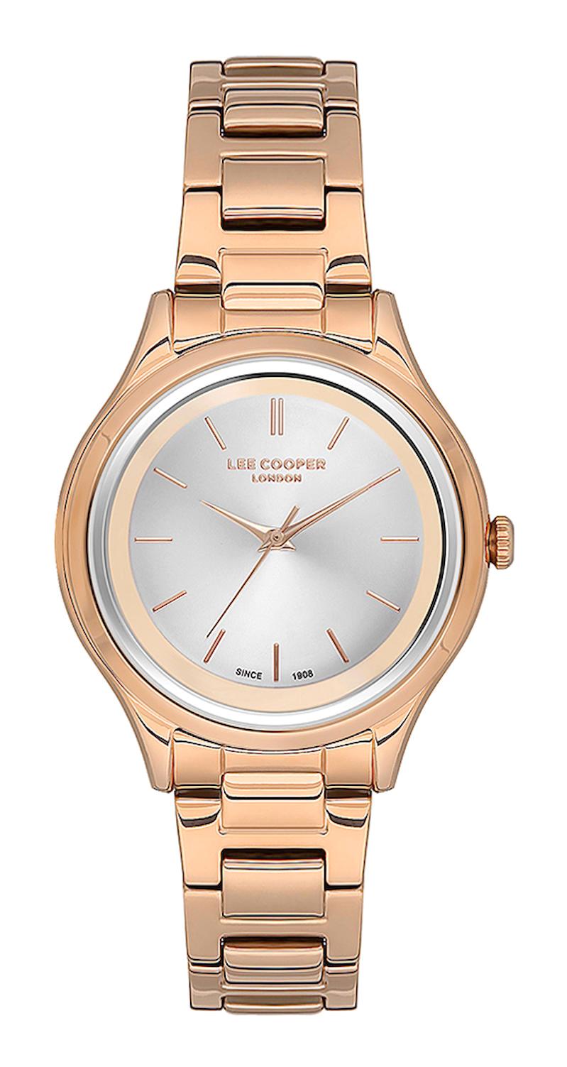 Lee Cooper LC07134.430 40 mm Rose Gold Plastik Kordon Analog Kadın Kol Saati