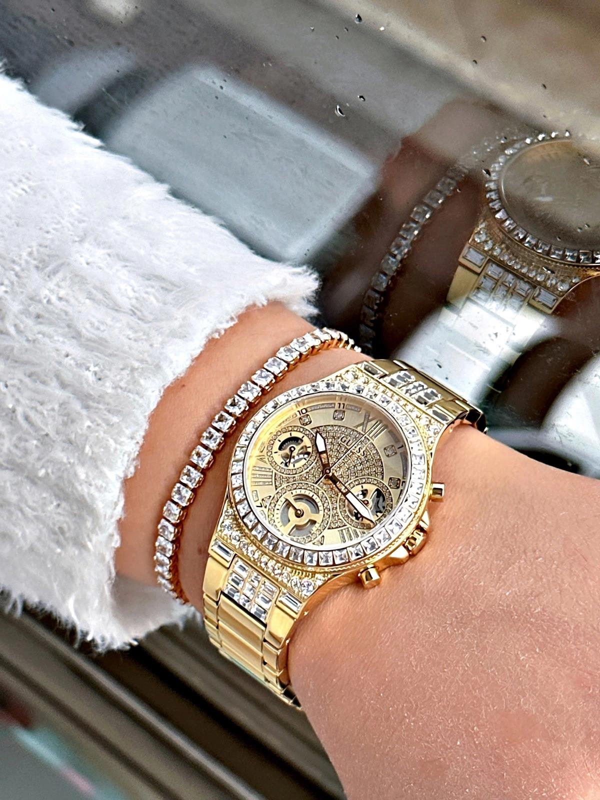 Guess GUGW0320L2 36 mm Altın Çelik Kordon Analog Kadın Kol Saati
