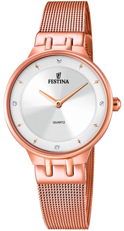 Festina F20599-1 35 mm Rose Gold Çelik Kordon Analog Kadın Kol Saati