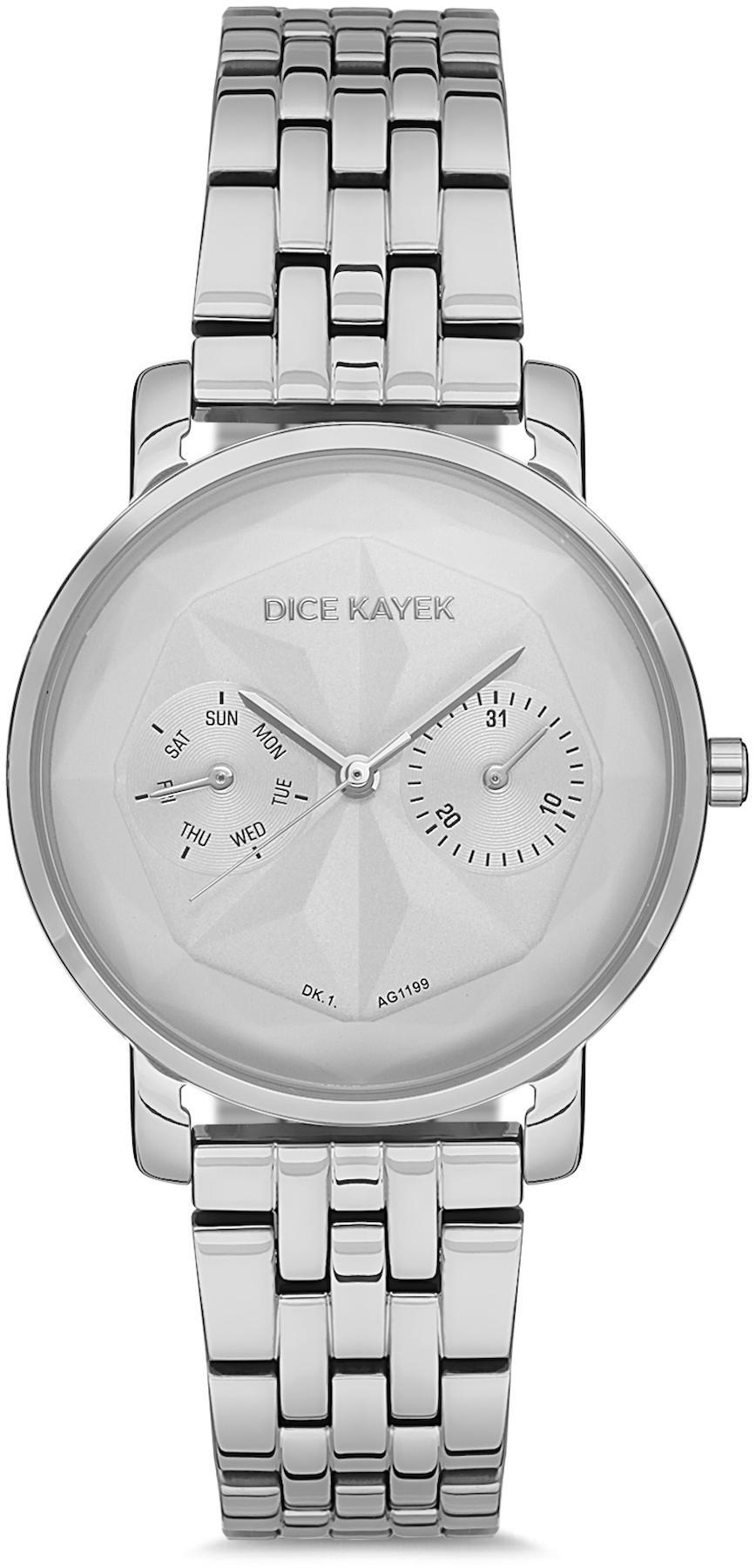 Dice Kayek DK.1.AG1199.01 34 mm Gri Metal Kordon Analog Kadın Kol Saati