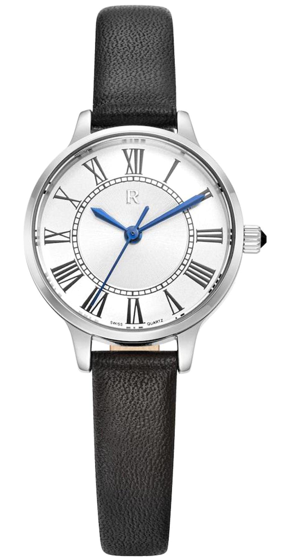 Romanson RL1B25LLBWAS5U 26 mm Siyah Deri Kordon Analog Kadın Kol Saati