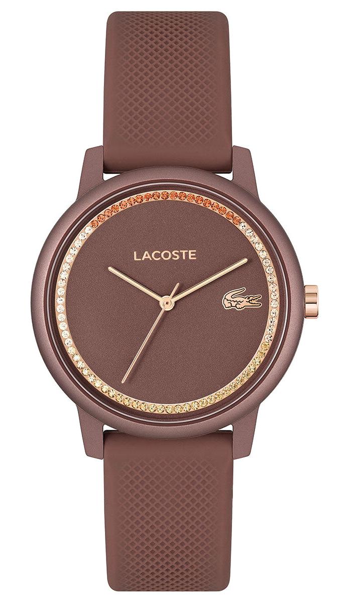 Lacoste LAC2001319 36 mm Kahverengi Silikon Kordon Analog Kadın Kol Saati