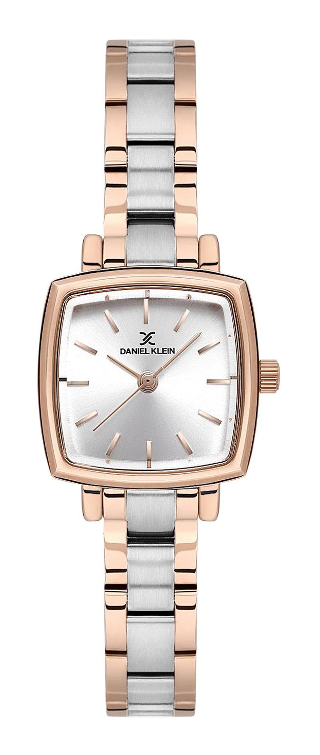 Daniel Klein DKE.1.10677-7 25 mm Gri-Rose Gold Metal Kordon Analog Kadın Kol Saati