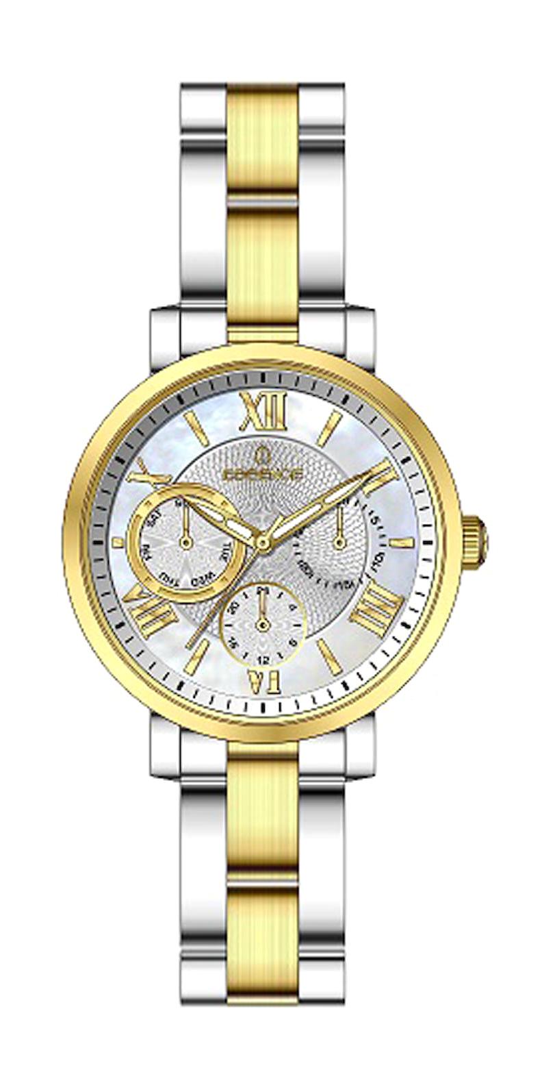 Essence ES6675FE.220 35 mm Altın-Gri Çelik Kordon Analog Kadın Kol Saati