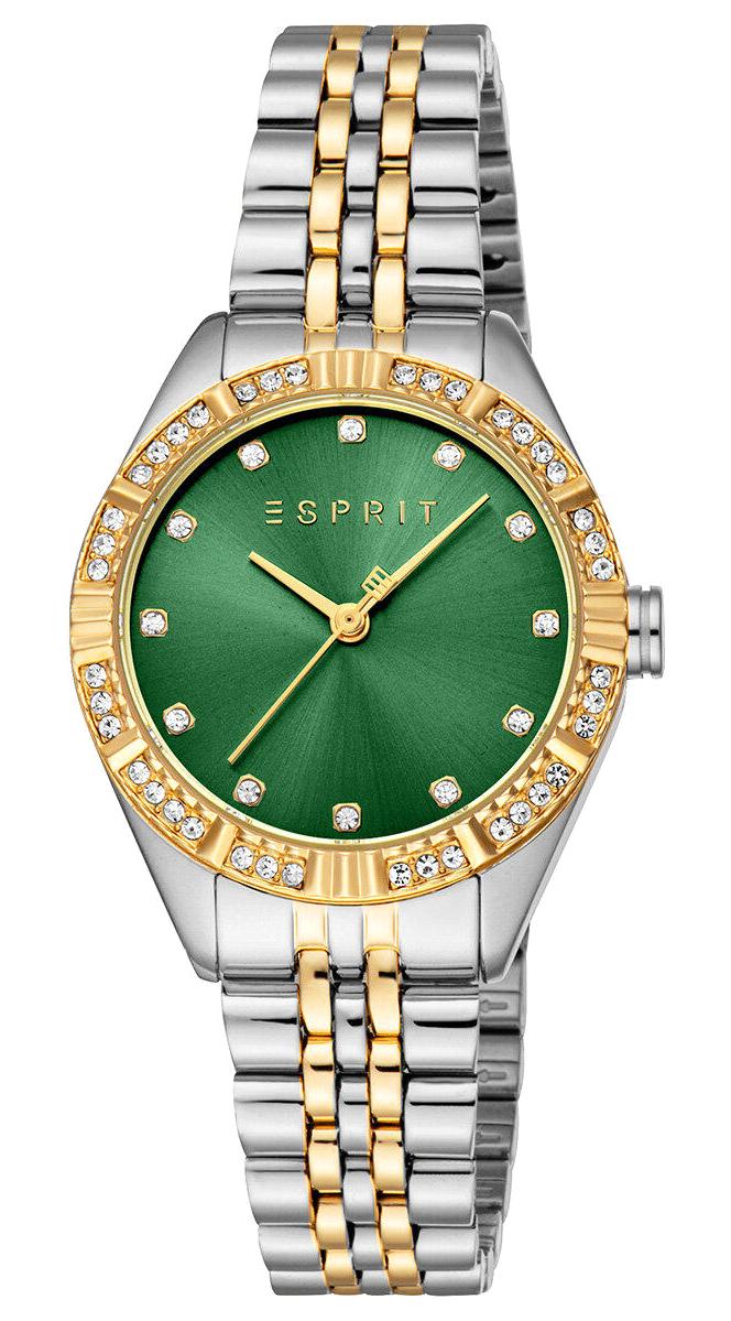 Esprit ES1L425M0055 30 mm Altın-Gri Çelik Kordon Analog Kadın Kol Saati