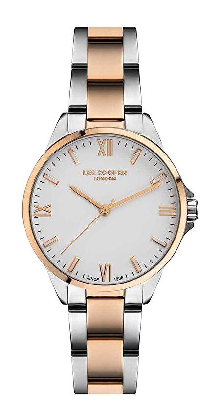 Lee Cooper LC07044.530 36 mm Rose Gold Çelik Kordon Analog Kadın Kol Saati