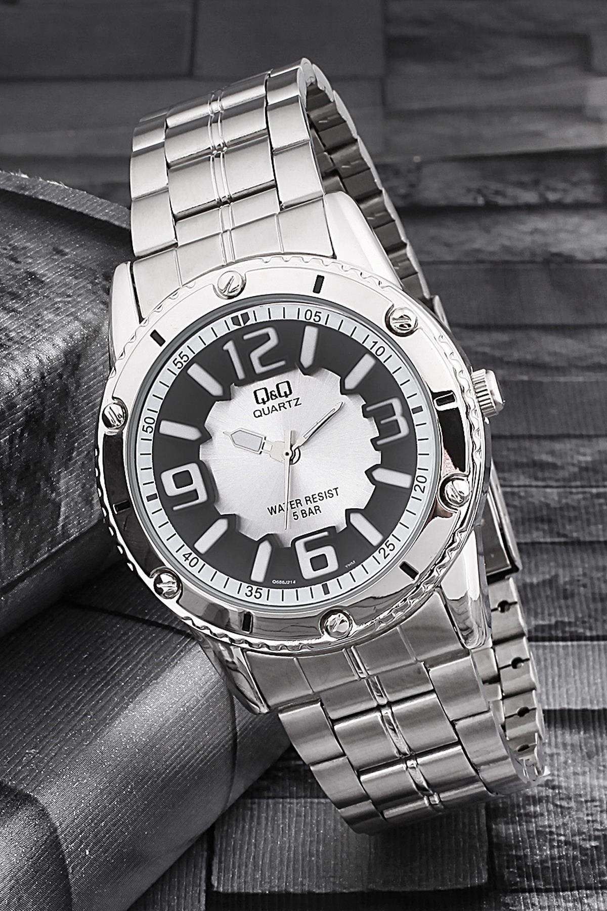 Q&Q 3G469 36 mm Gri Metal Kordon Analog Kadın Kol Saati