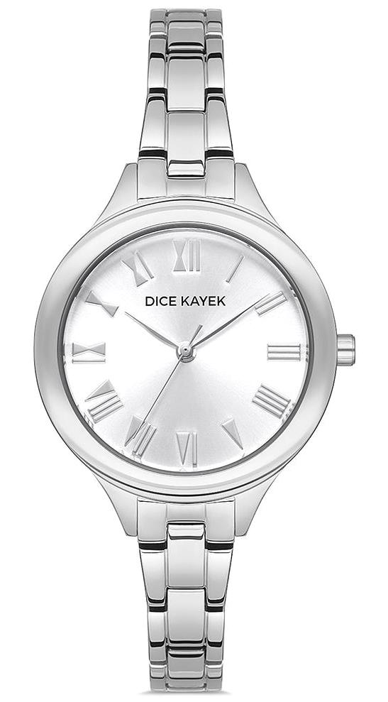 Dice Kayek DK.1.AG1244.01 32 mm Gri Çelik Kordon Analog Kadın Kol Saati