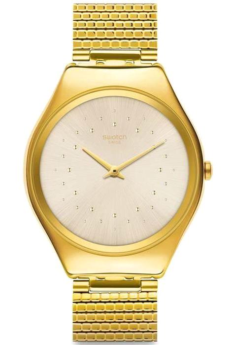 Swatch SYXG106GG 38 mm Altın Çelik Kordon Analog Kadın Kol Saati